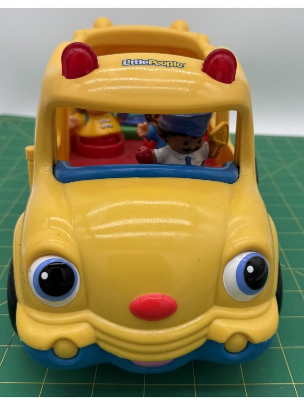 2005 Vtg Fisher Price Little People School Bus Light Sound Music Works